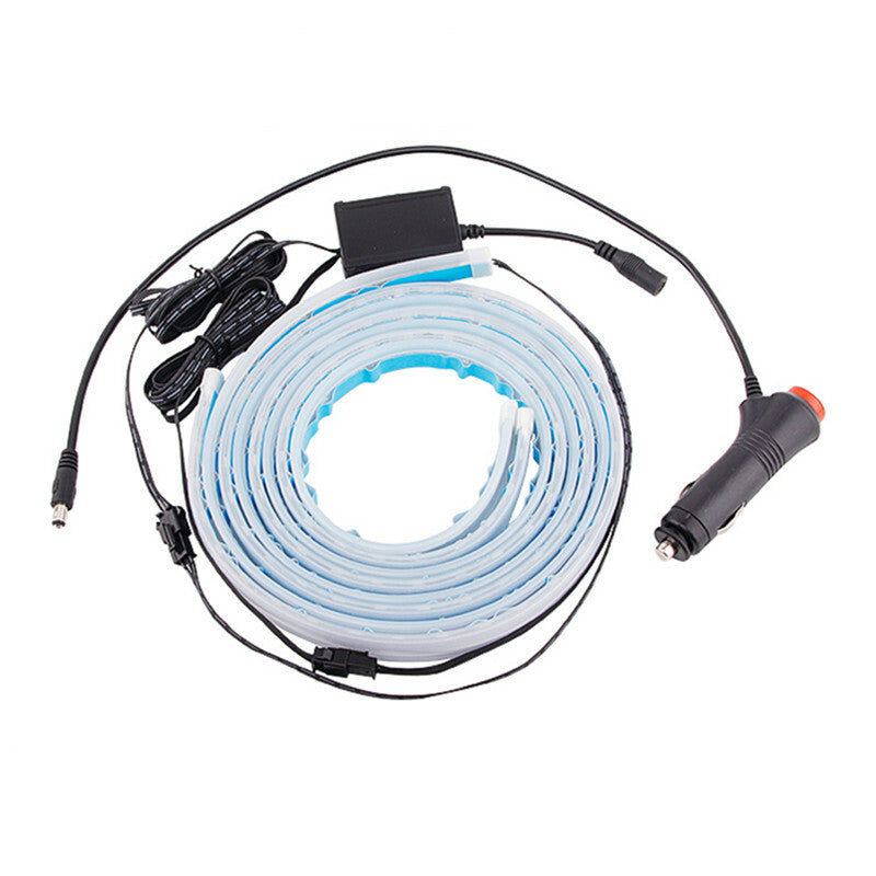 Car RGB LED Side Door Colorful Streamer Running Light Strip Chassis Atmosphere