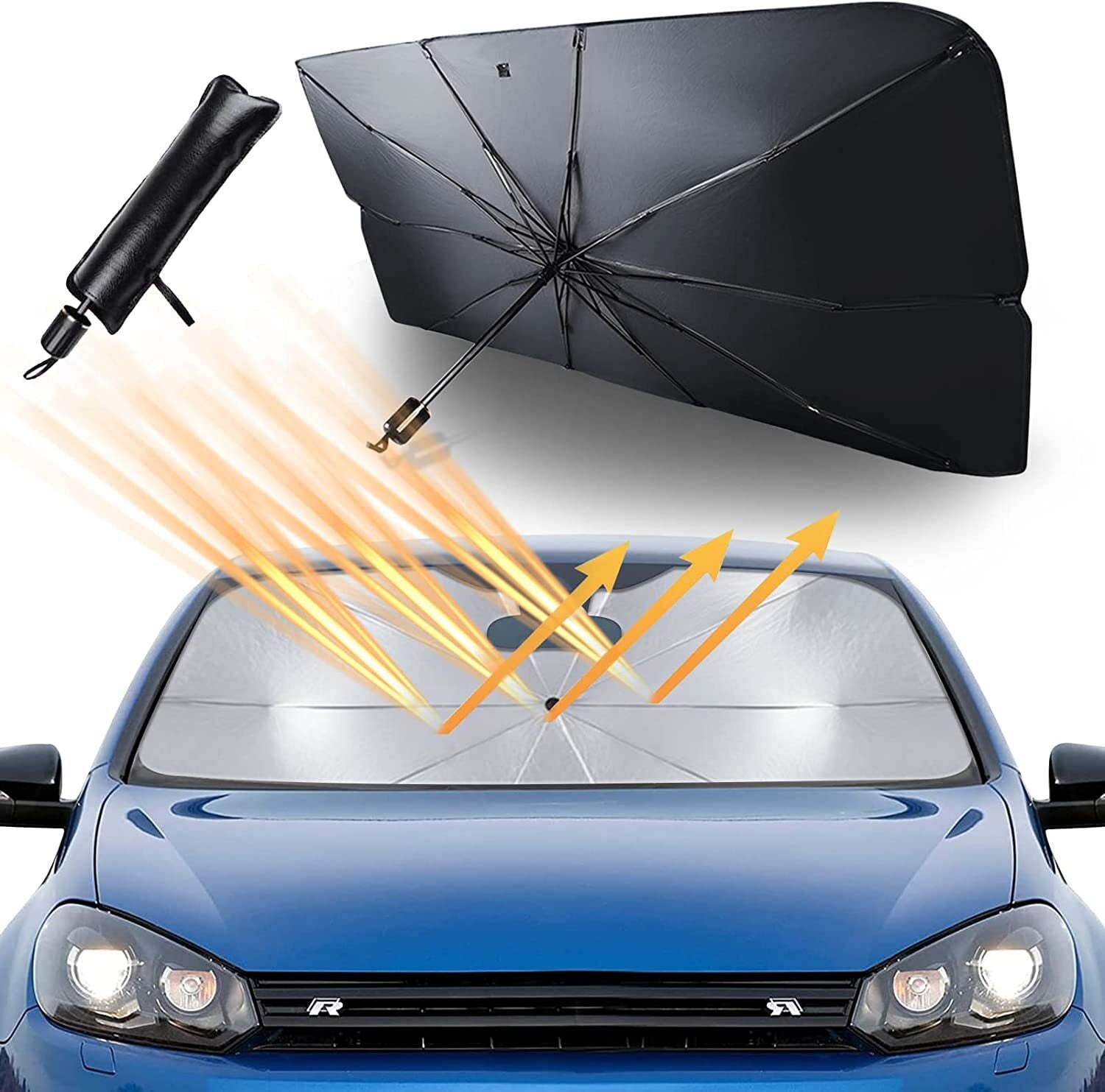 Folding Car Windshield Parasol Sunscreen UV Block Windshield