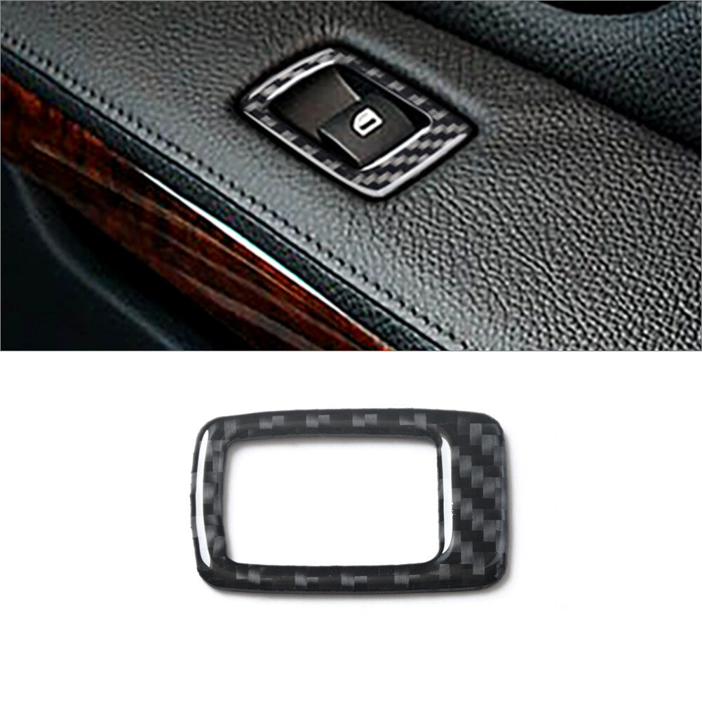 Carbon Fiber Passenger Side Window Control Cover Trim for BMW Z4 E89 2009-2016