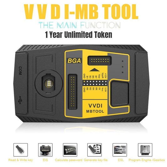 V5.1.5 VVDI MB BGA Tool for Benz K-ey Progarm+ 1 Year Unlimited Token