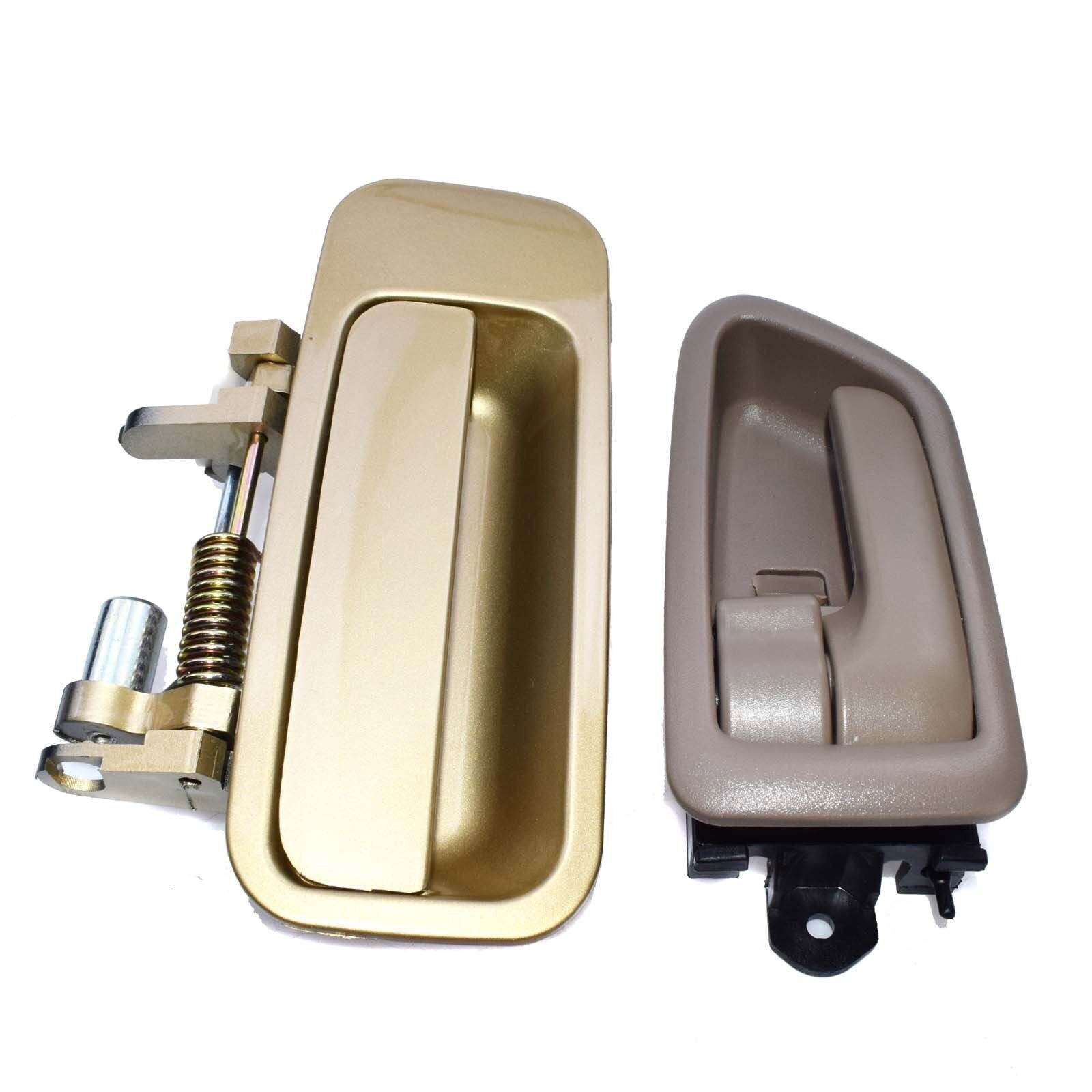 For 97-01 for Toyota for Camry Rear Left RL Beige Outside  Tan Inside Door Handle New