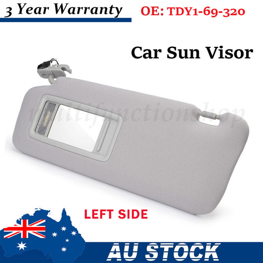 TDY1-69-320 Front Left Side Car Sun Visor W/ Mirror for Mazda CX-9 2010-2015 AU
