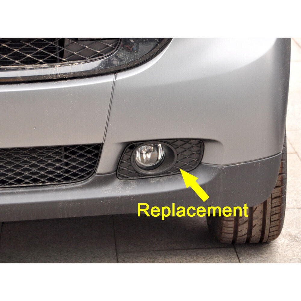 Pair Fog Lamp Bezel LH RH Fog Light Grille Cover Fit For 08-12 for SMART FORTWO 451