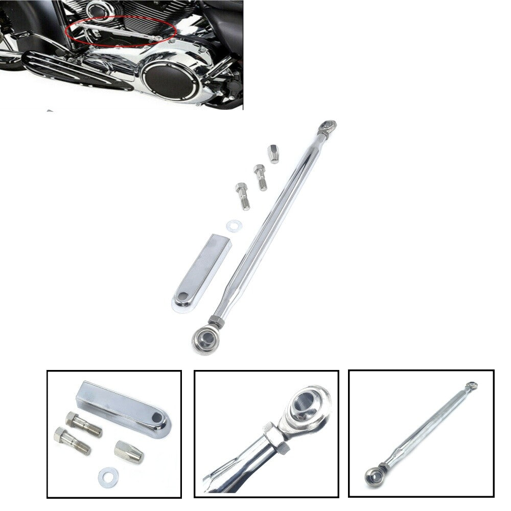 Chrome Gear Shift Linkage Shifter Lever Fit for Harley Touring Road King Softail