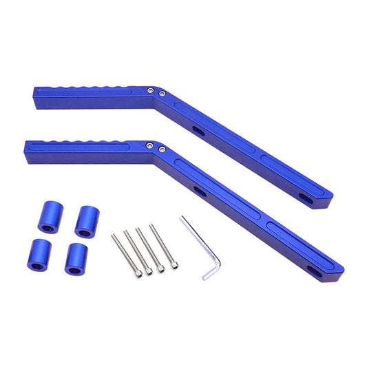 Rear Grab Handles CNC Aluminum Compatible with for Jeep for Wrangler JK 07-18 Blue