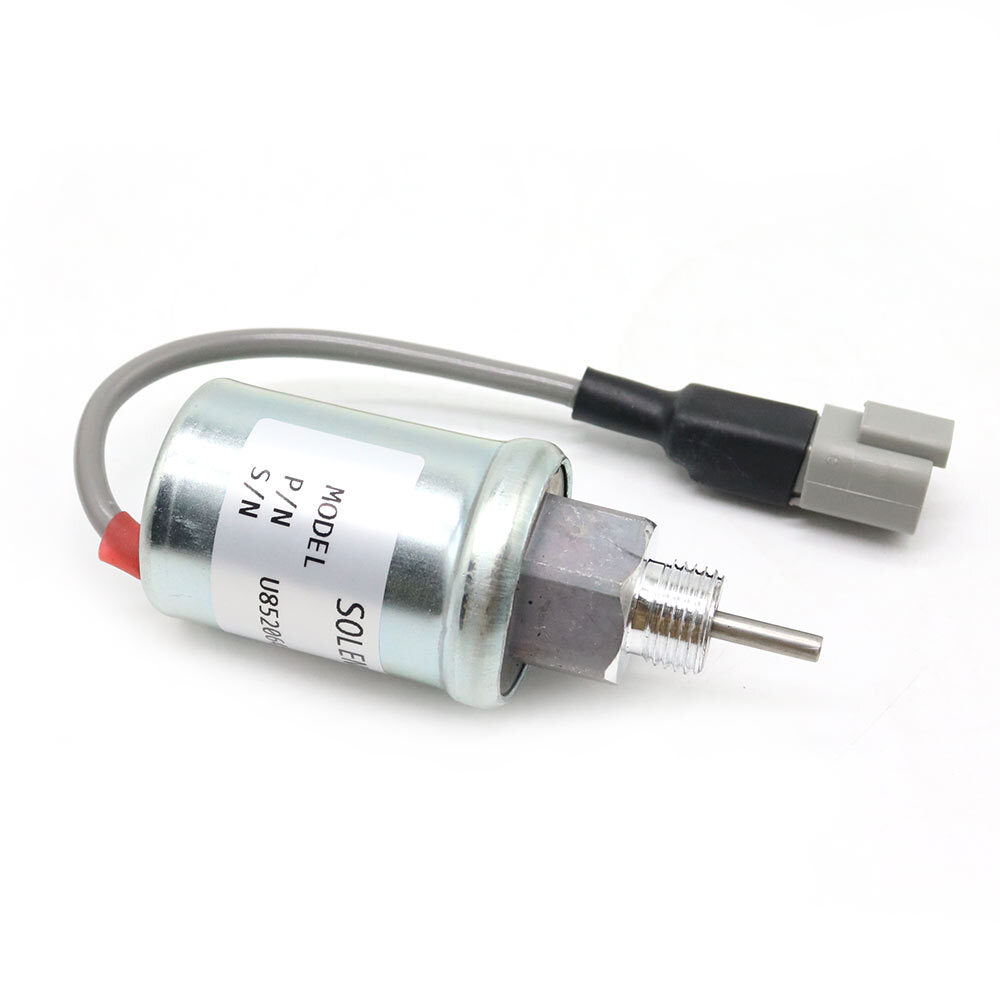 12V Stop Solenoid U85206452 185206452 for Perkins 402D 403D 404D 404C 403C - Brand New