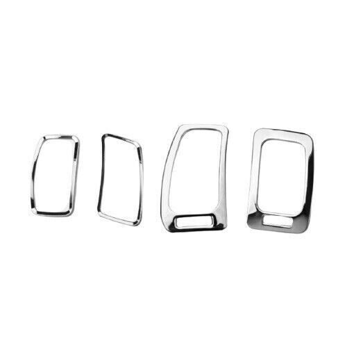 Middle LR Air Outlet Vent Cover Trim 4 for Kia K3 Forte 2014-2018 Chrome Steel