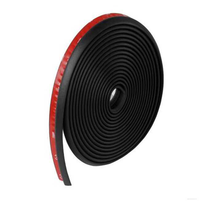 4M Z-Type Car Body Door Rubber Seal Hollow Strip Pad Weatherstrip Sealing Black