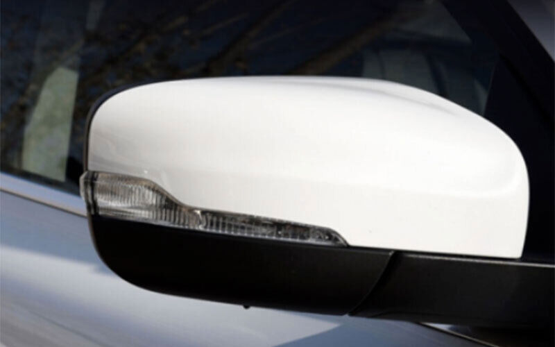for Volvo XC60 2015-2017 Pearl White ABS Side Mirror Cover Cap Replace Trim 2Pcs