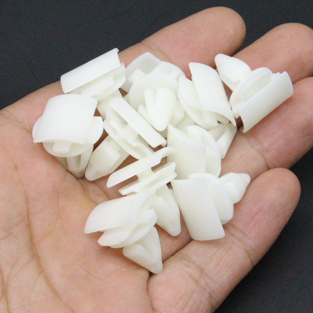 10pcs Wheel Opening Molding Retainer Clip White for Audi for VW for Volkswagen 3C0853585