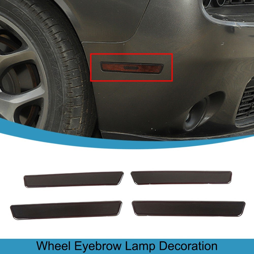 Wheel Eyebrow Light Lamp Cover Trim for Dodge for Challenger 2015-2024 Accessories