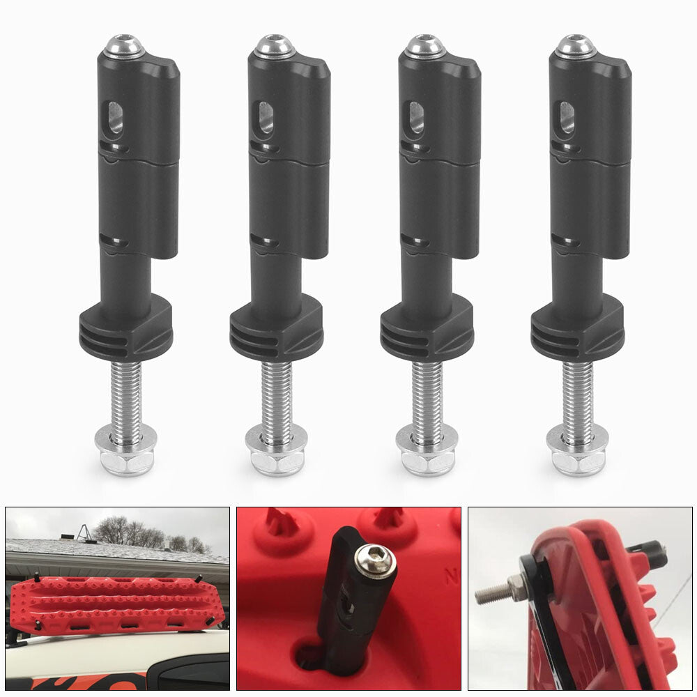 4¡ÁMounting Pins Kit for MaxTrax MKII Recovery/Traction Board Lockable Theftproof
