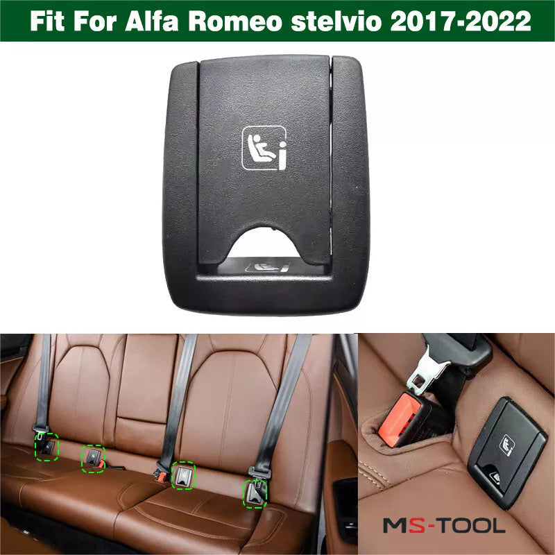 for Alfa Romeo for stelvio 2017-2022 Rear Row Child for Seat Buckle ISOFIX Switch CoveGG