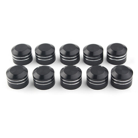 CNC Inner 9mm Schrauben Motor Bolt Topper Caps Cover for Harley Small Black