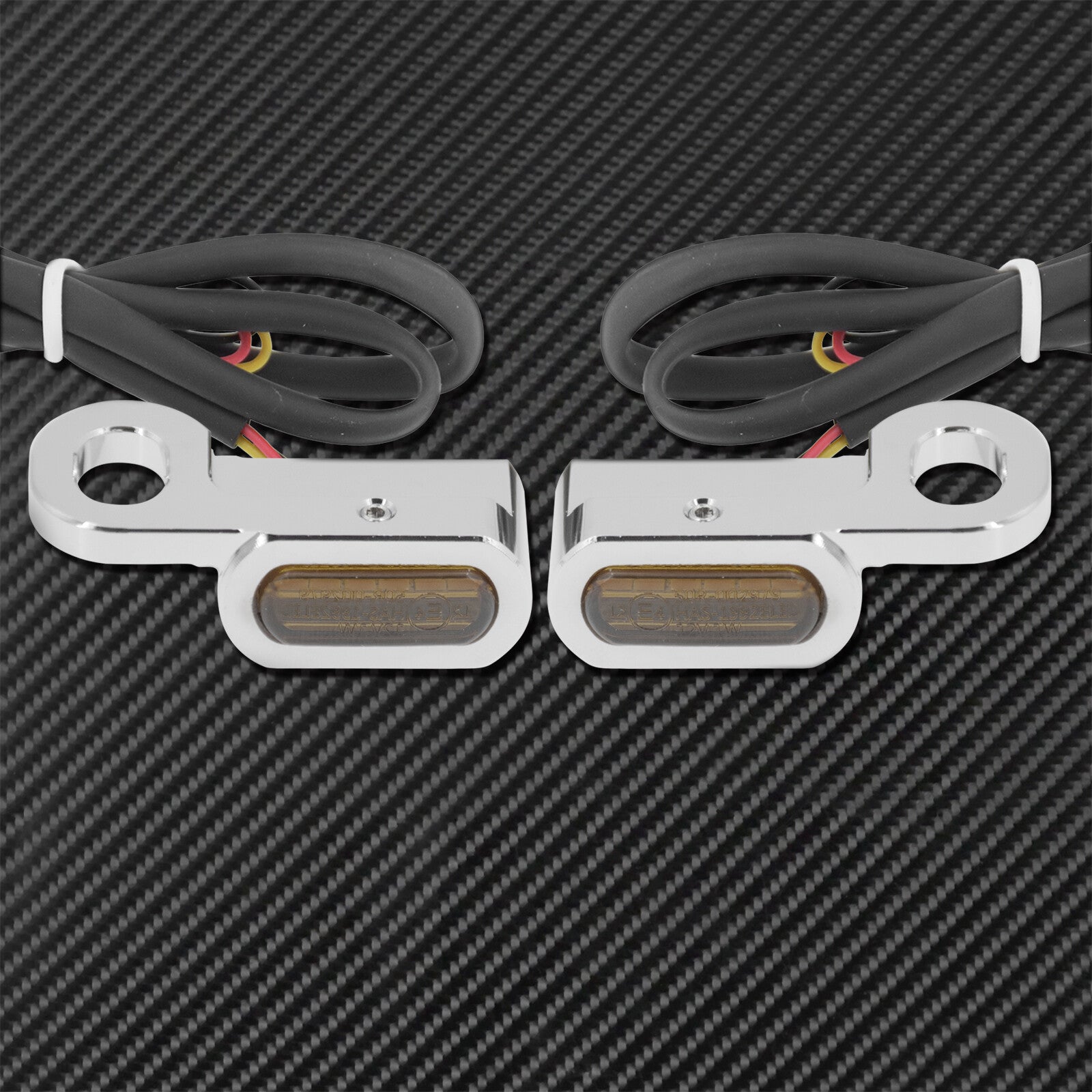 Motorcycle Turn Signal Indicators Blinker Lights Fit for Harley Touring Softail