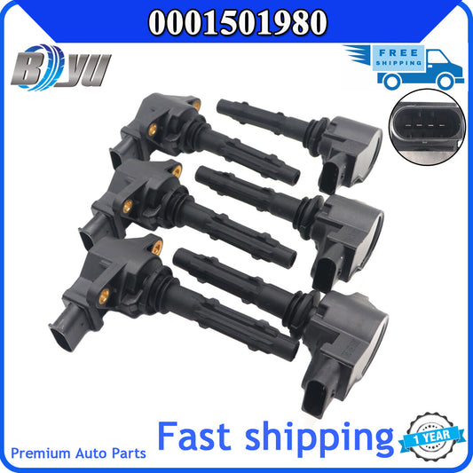 Ignition Coil Kit for Mercedes-Benz W211 W212 A207 C207 C280 0001501980