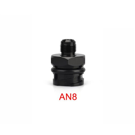 1Pc Black Billet Valve Cover Oil Cap w/ -8AN Fitting for LSX LS1/LS6/LS2/LS3/LS7