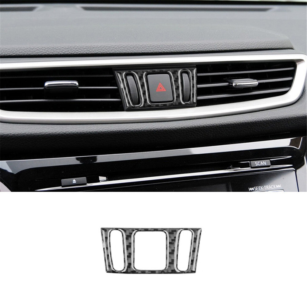 Carbon Fiber Interior Full Sets Cover Trim Kit for Nissan Rogue 2014-2016
