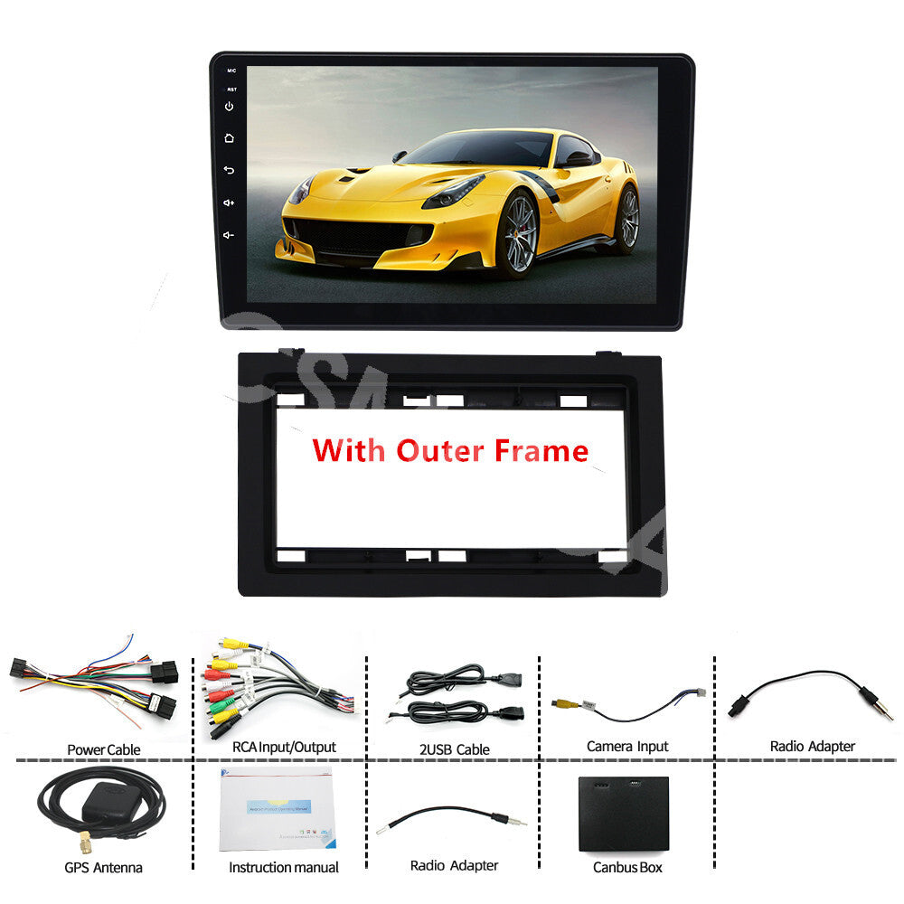 Car Stereo Radio GPS Navi Bluetooth 2+32GB AUX-IN Fit for SAAB 9-3 93 2007-2011