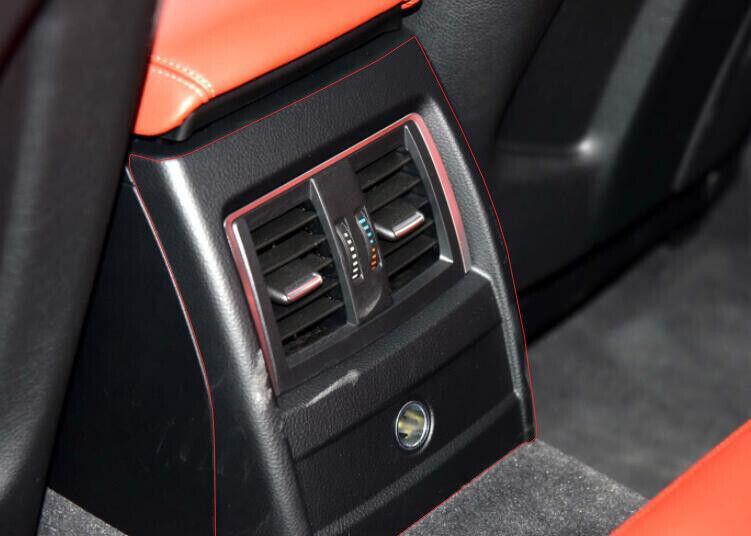 for BMW M3 M4 2015-2020 Dry Carbon Fiber Rear Air Outlet Vent Cover Trim 1PCS