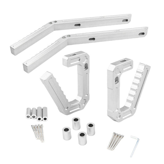 Front  Rear Grab Handles Kit Aluminum Grab Bar for 2007-2018 JK for Jeep for Wrangler
