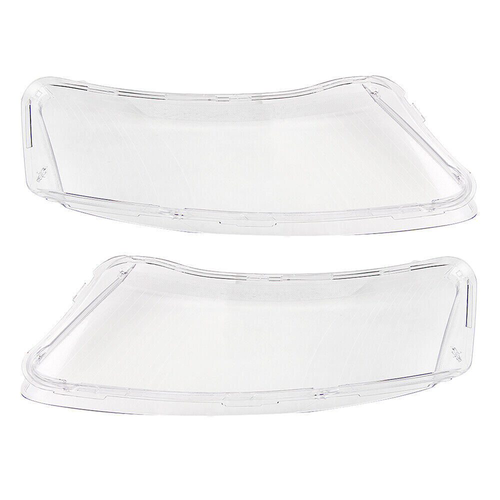 2¡Áfor Audi A6 C6 2004-2011 Headlight Glass Lens Cover Left+Right NEW