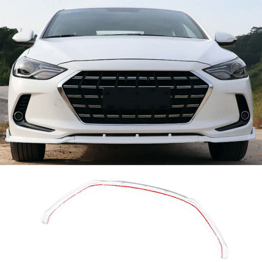 Fit for Hyundai for Elantra 2017-2018 White Glossy Front Bumper Lip Spoiler Splitter