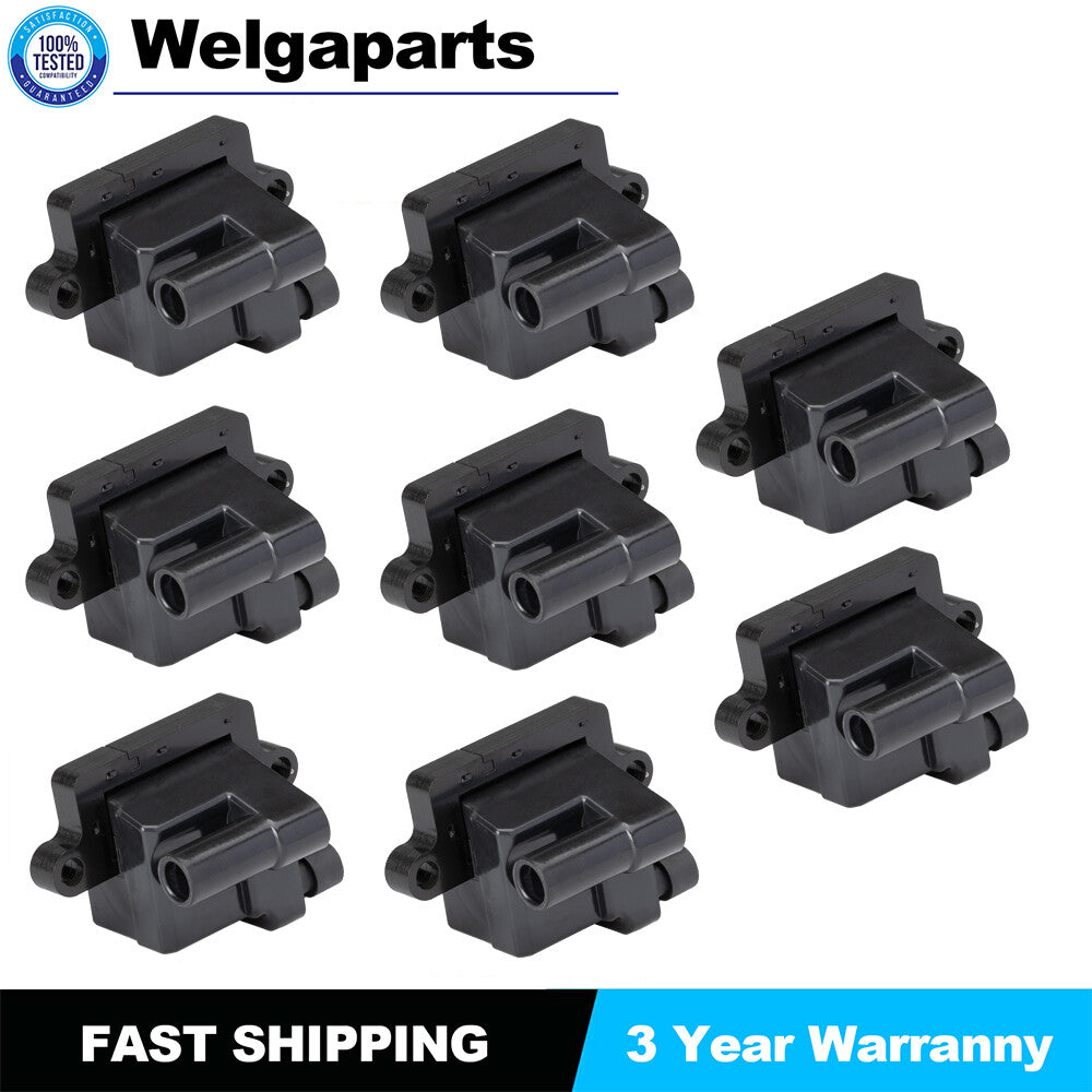 8 SET High Ignition Coils for Chevy for GMC 4.8L 5.3L 6.0L UF271 D581 12558693