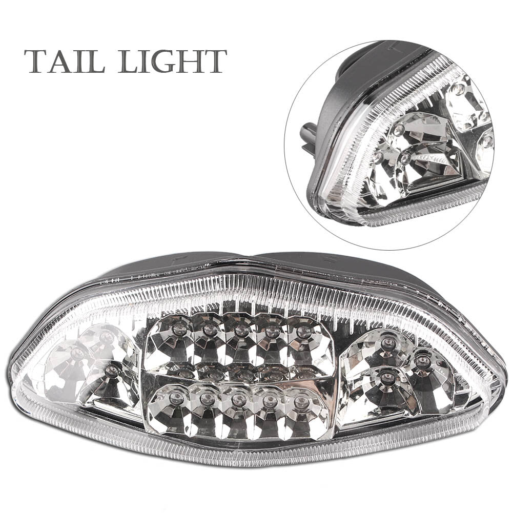 LED Tail Light Brake Turn Signal Lamp for Suzuki DL650 V-Strom 2004-2009 Clear