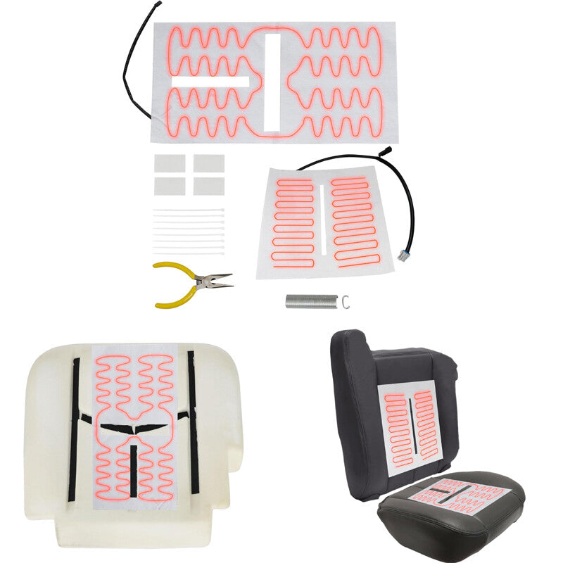 2x for Seat Heater Element Pad Kit LHRH For 2003-2006 for Chevy Avalanche for Sierra for Yukon