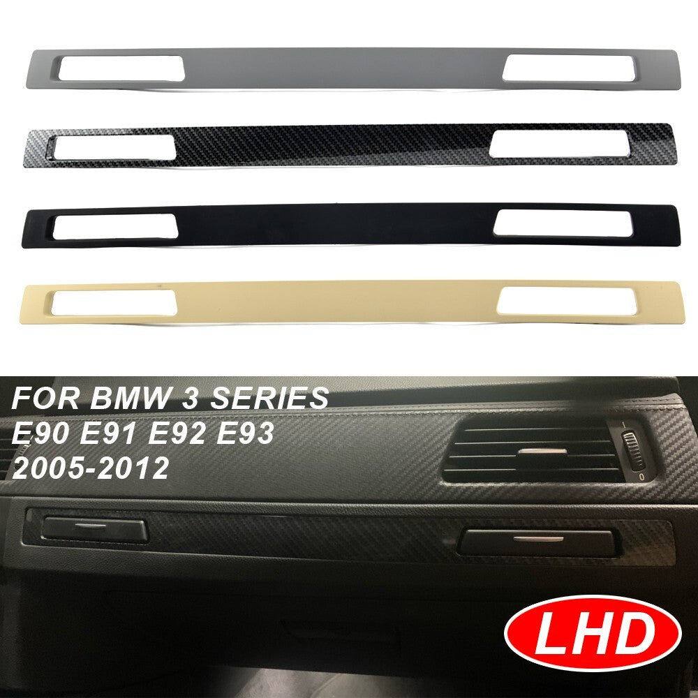 Cup Holder Interior Strip Trim Surround Panel for BMW E90 E91 E92 E93 Black LHD