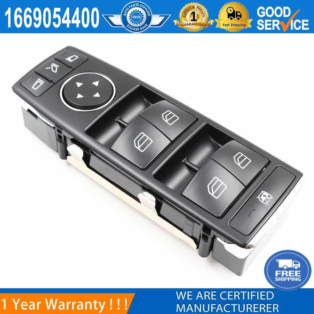 Master Power Window door switch suitable for 2012-2015 for Mercedes-Benz ML350, new, model number 1669054400.