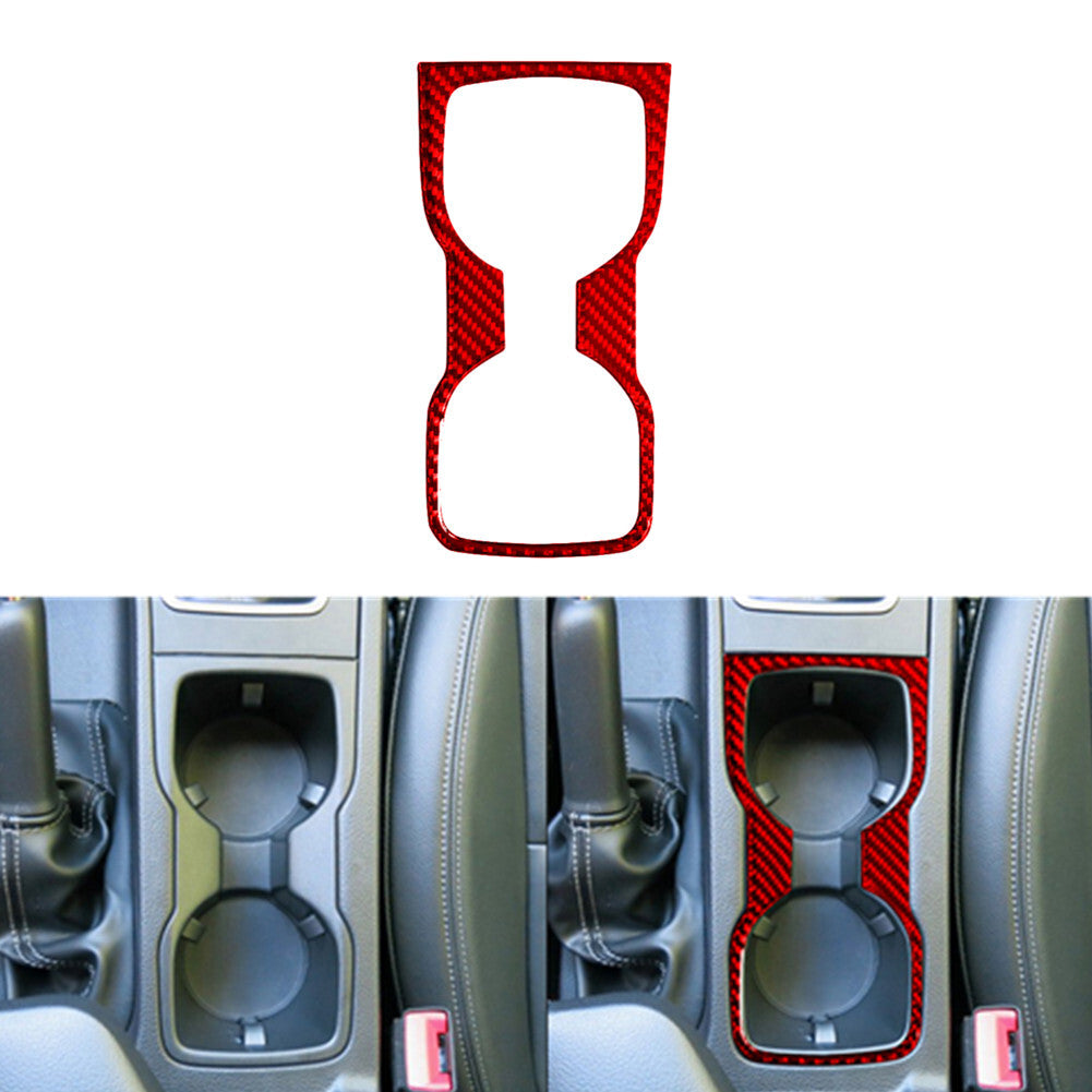 Red Carbon Fiber Interior Full Sets Cover Trim Kit for Ford Ranger 2019-2022