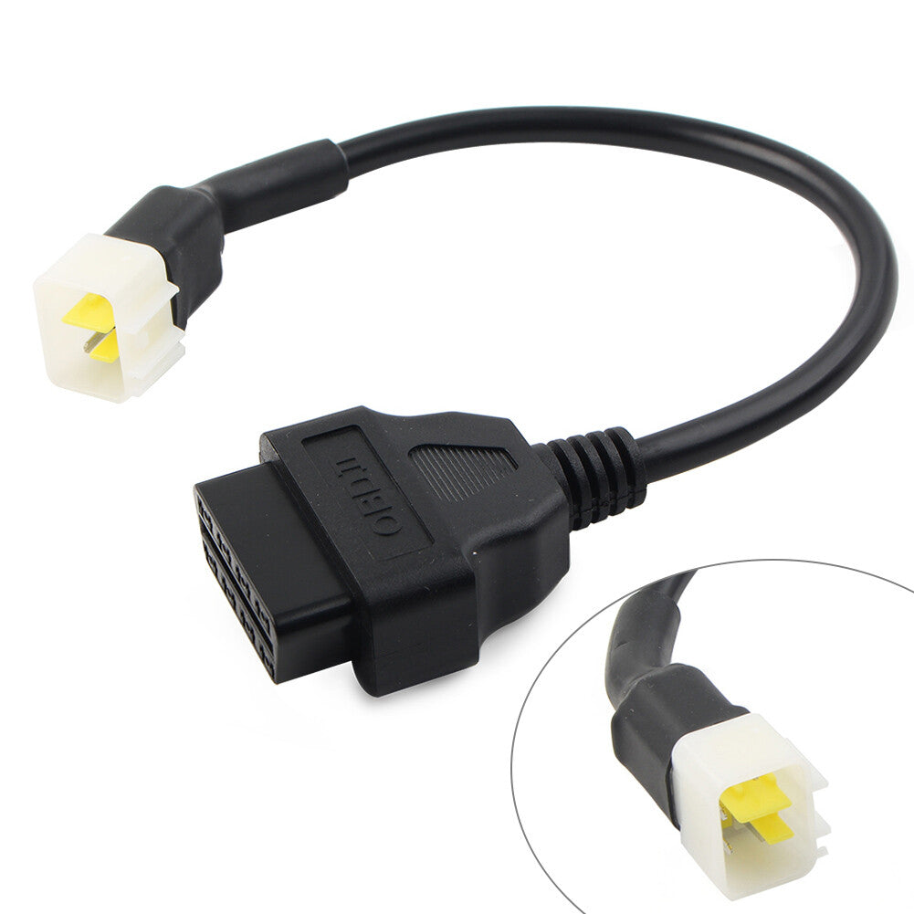 Fit For BENELLI Motorcycle OBD2 Diagnostic Cable Adapter 6 to 16 pin For Delphi