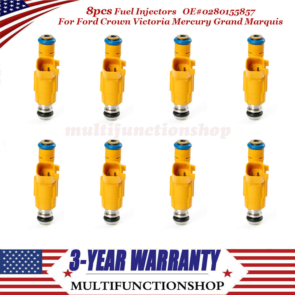 8-piece fuel injector pack for Ford Crown Victoria for Mercury Grand Marquis 4.6L 1999-2000