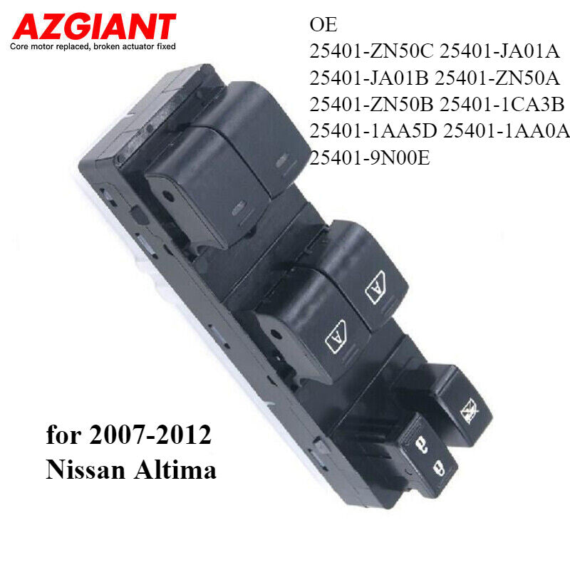 2007-2012 for Nissan Altima front left drive side power window switch