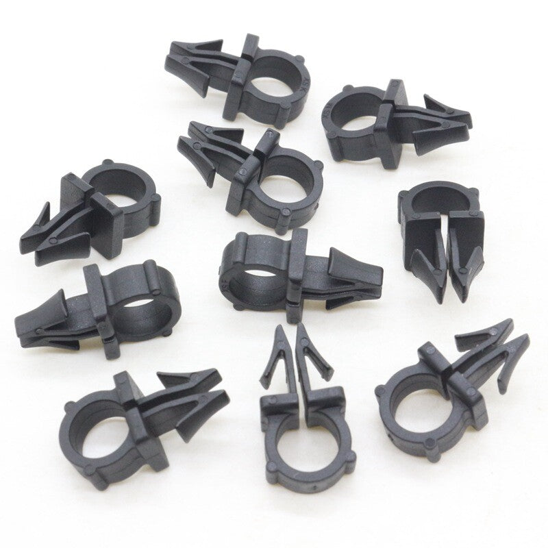 10-piece cable harness push-in clamps for Ford 382929-S, pipe clamp retainers 1/4