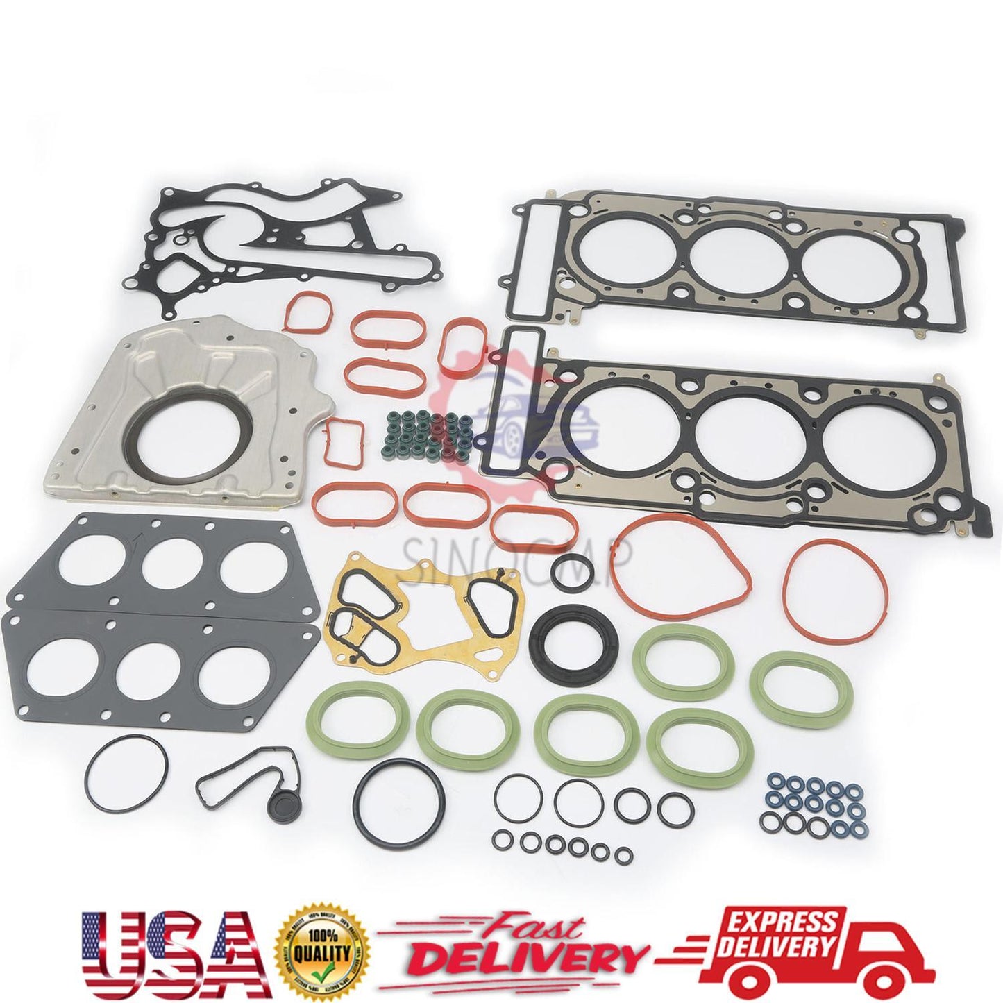 Engine Cylinder Head Gasket Seals Kit for Mercedes-Benz M276 A207 W221 W166 X218