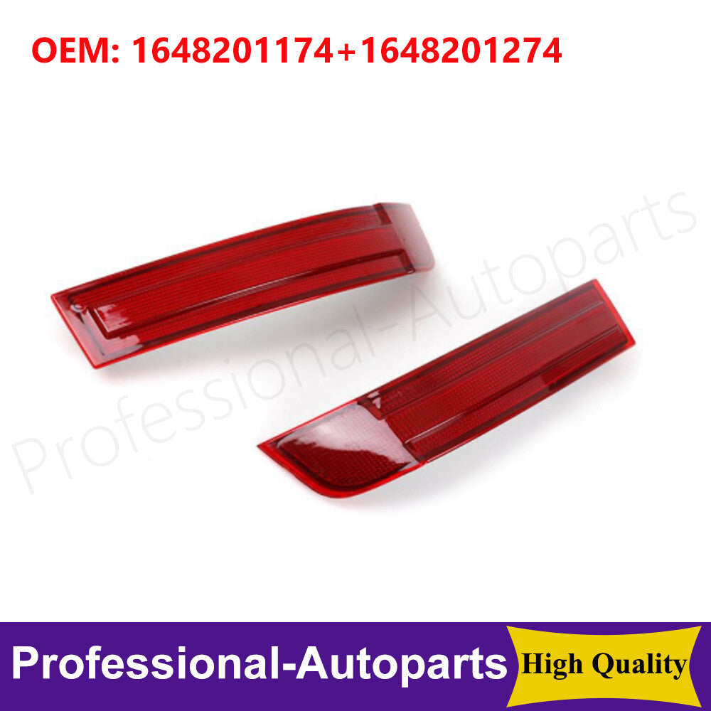 1PairRear Left+Right Reflector Bumper Cover for Mercedes W164 GL550 GL450 GL320