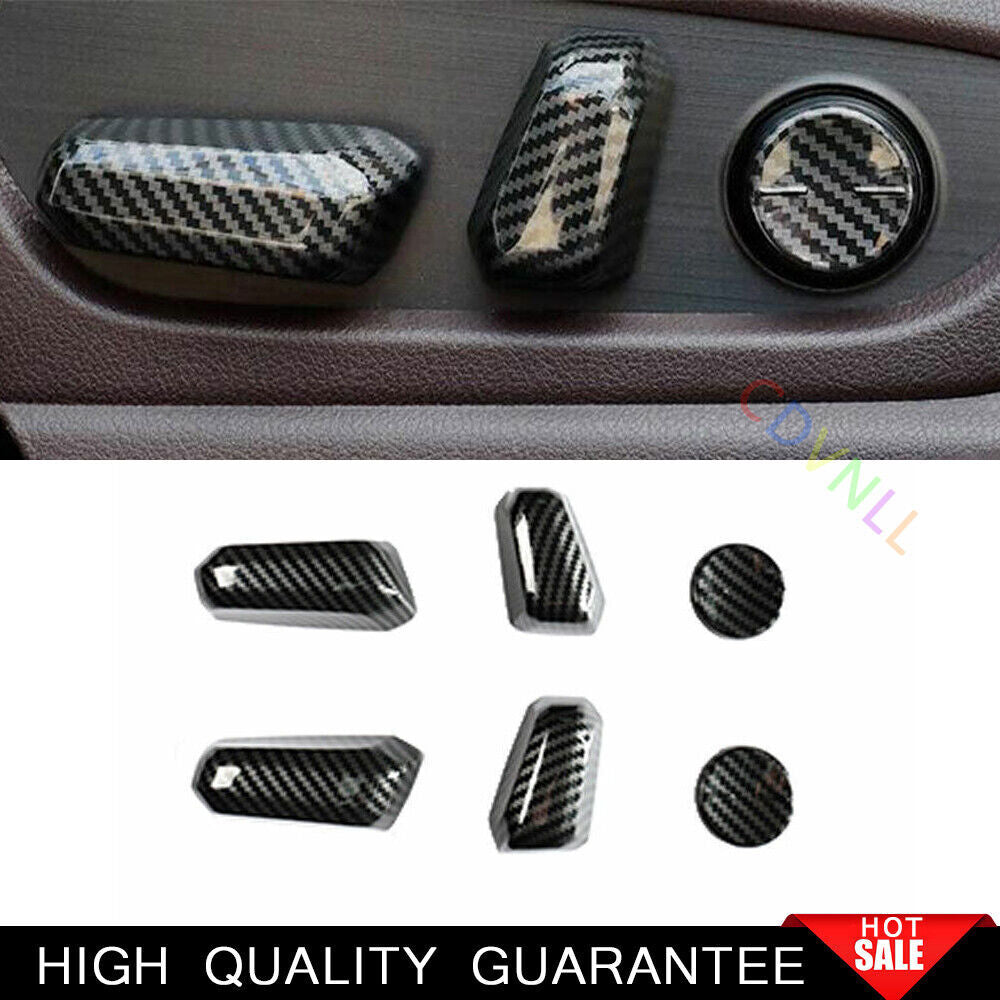 2022-2023 for Lexus NX250 350 Carbon ABS for Seat Adjust Handle Button Cover Trim 6P