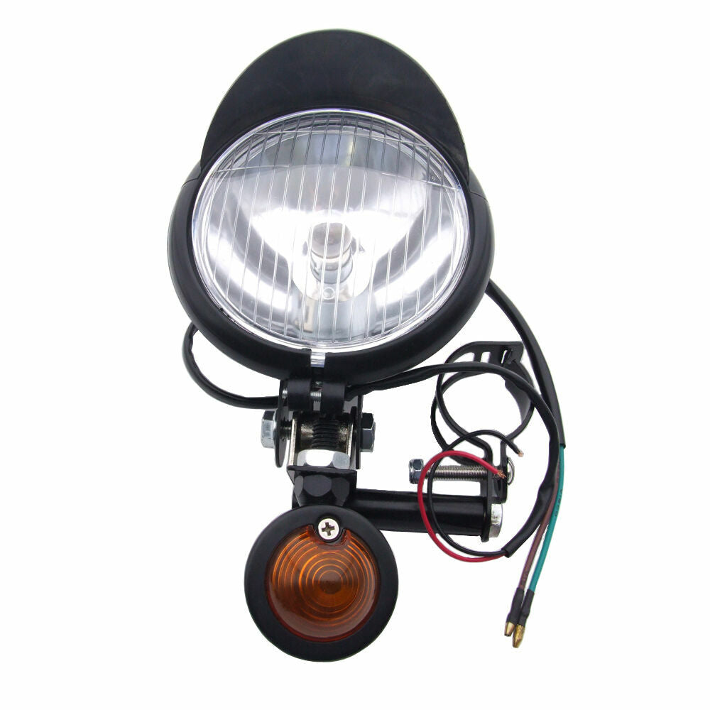 Motorcycle driving point fog turn signal lights applicable to for Harley-Davidson black