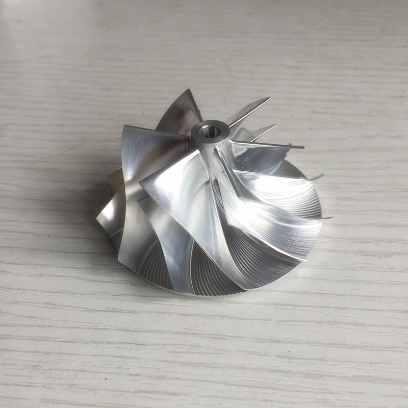 RHF5/RHF55 46.30/60.00 mm 6+6 Blade Performance Turbine Blank Compressor Wheel