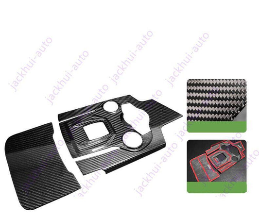 for AlfaRomeo Giulia/ for Stelvio Real Carbon Interior Console Gear Shift Panel Cover