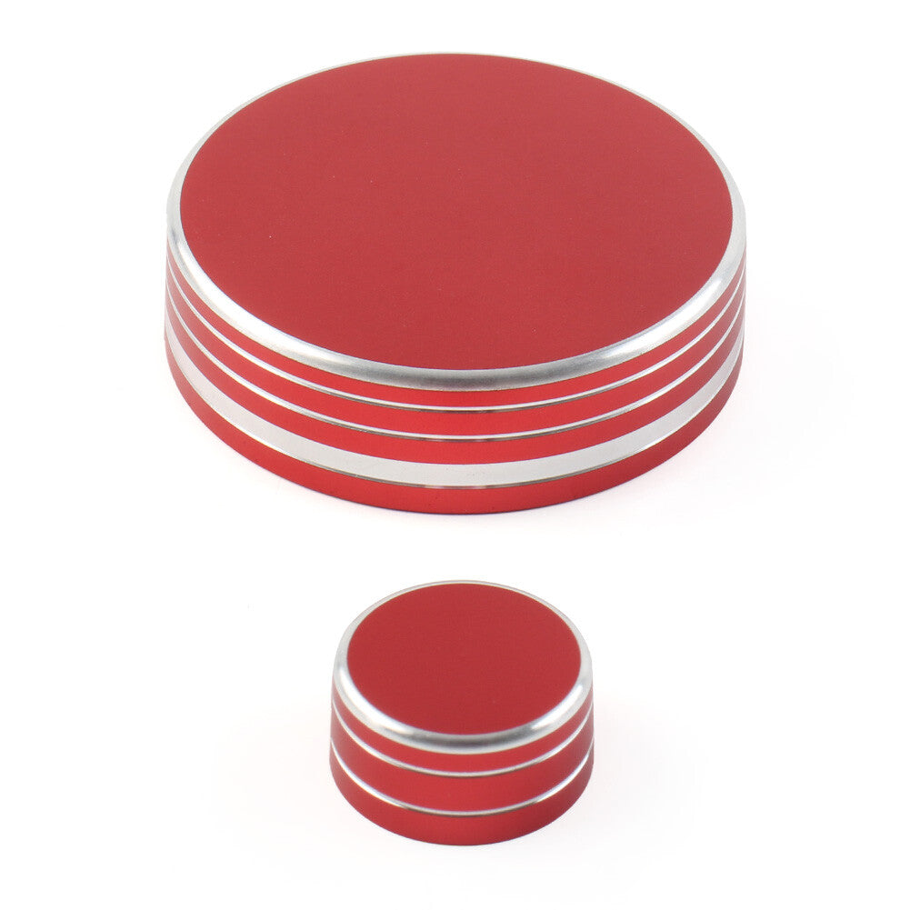 Central Control Volume Knob Cover Fit for Cadillac CT5 CT6 XT4 XT5 XT6 2019-2020 Red