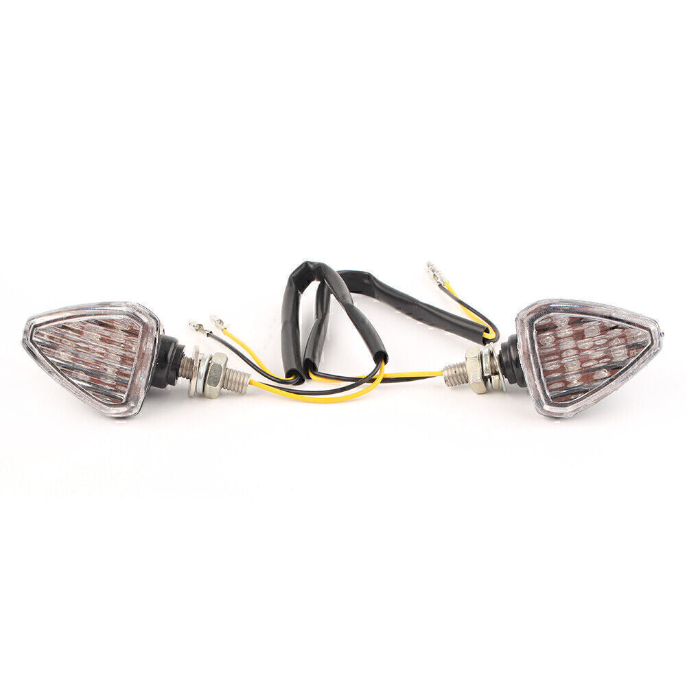 LED Amber Turn Signal Lights Indicator Lamp Blinker Fit for Suzuki Clear Motorcycle