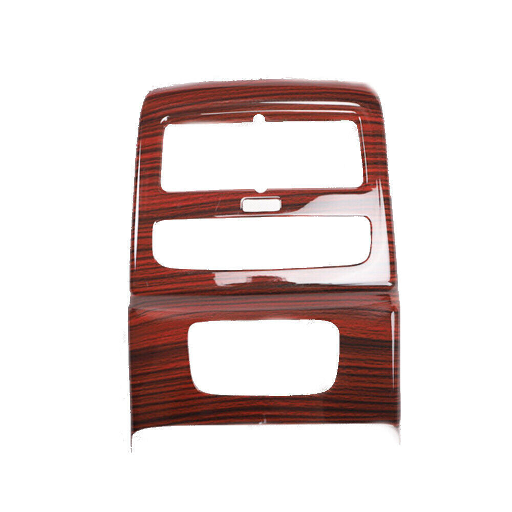 Car Inner Rear Air Outlet Vent Frame Trim 1PCS Fit for Audi A5 17-2019 Red Wood
