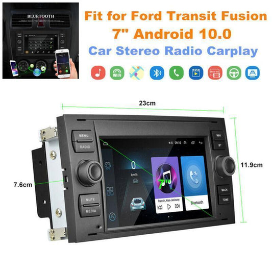 Fit for Ford Transit 7 Android 10.0 Car Stereo Radio Carplay GPS for Navigator WIFI