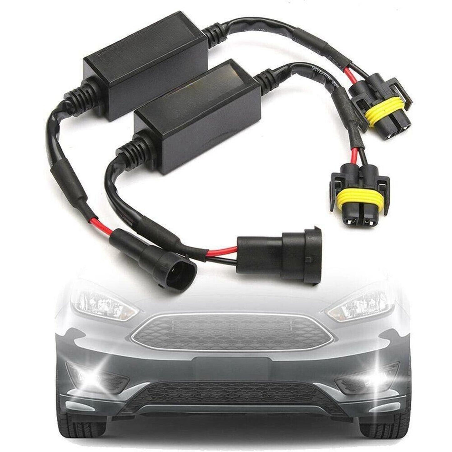2Pcs Error LED Canbus Decoder For LED Car Headlight Bulb H8 H9 H11