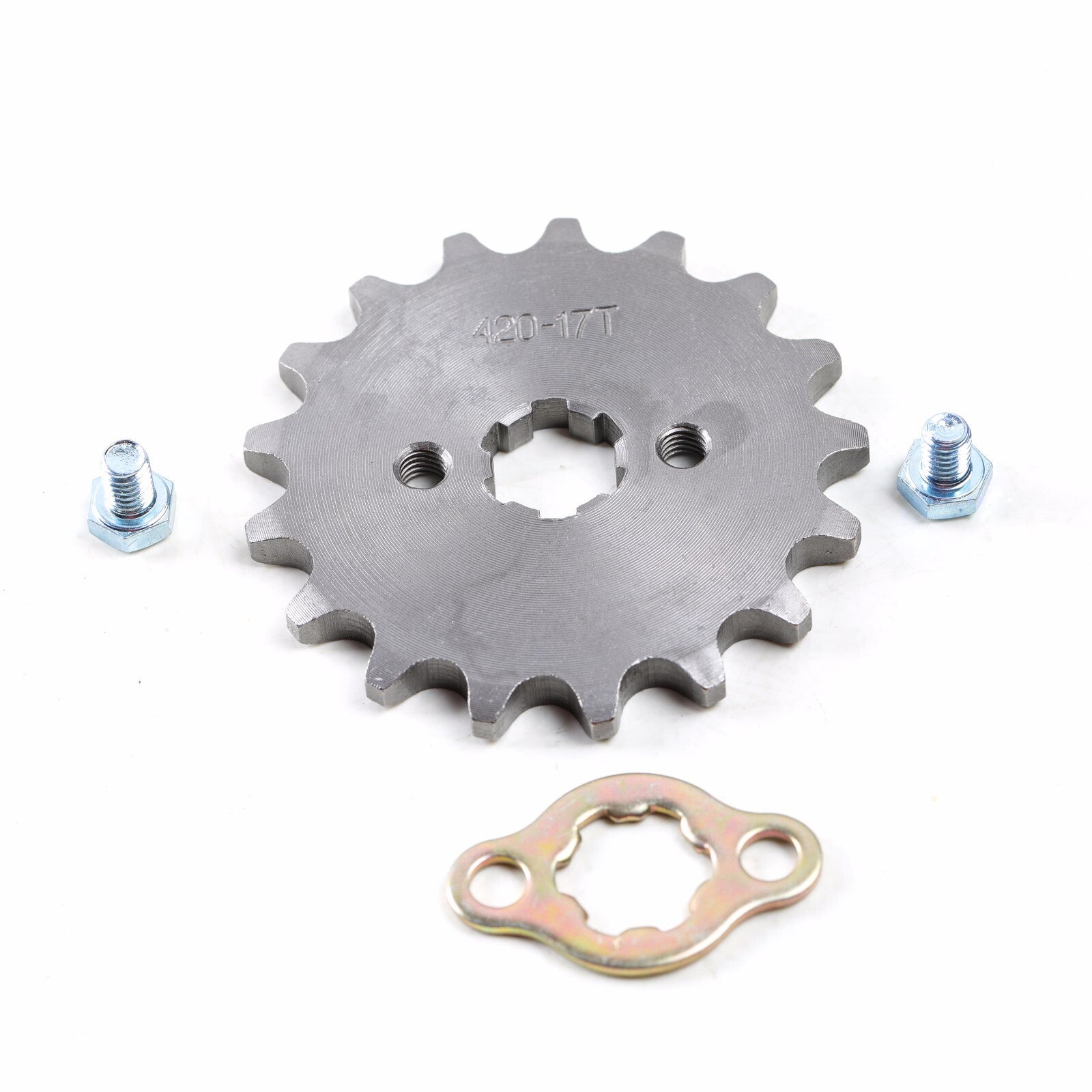420 chain + 43T front and rear sprockets suitable for off-road bikes, ATVs, go-karts, Apollo 125cc, 150cc...