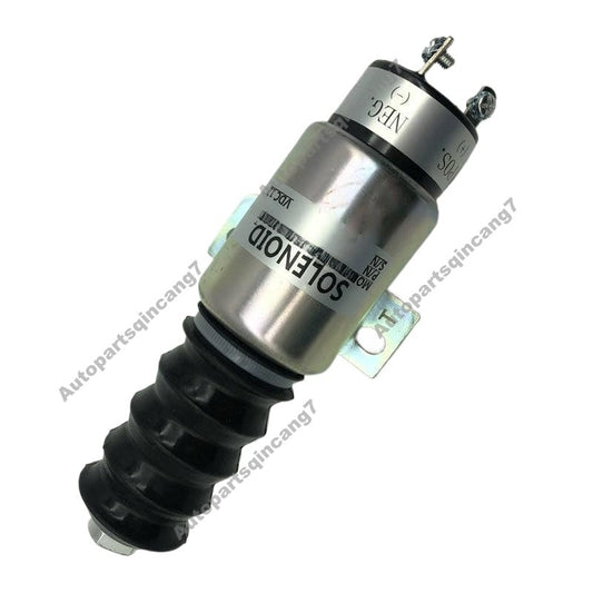 12V Stop Solenoid 1700-2563 1753-12E6U2B2S1 for Replace Woodward